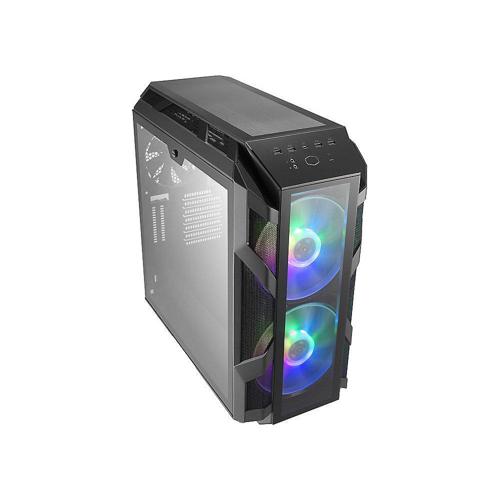 Cooler Master MasterCase H500M Midi Tower Gehäuse mit TG Seitenfenster RGB