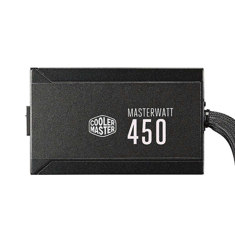 Cooler Master MasterWatt 450 Watt Netzteil 80  Bronze 120mm Lüfter