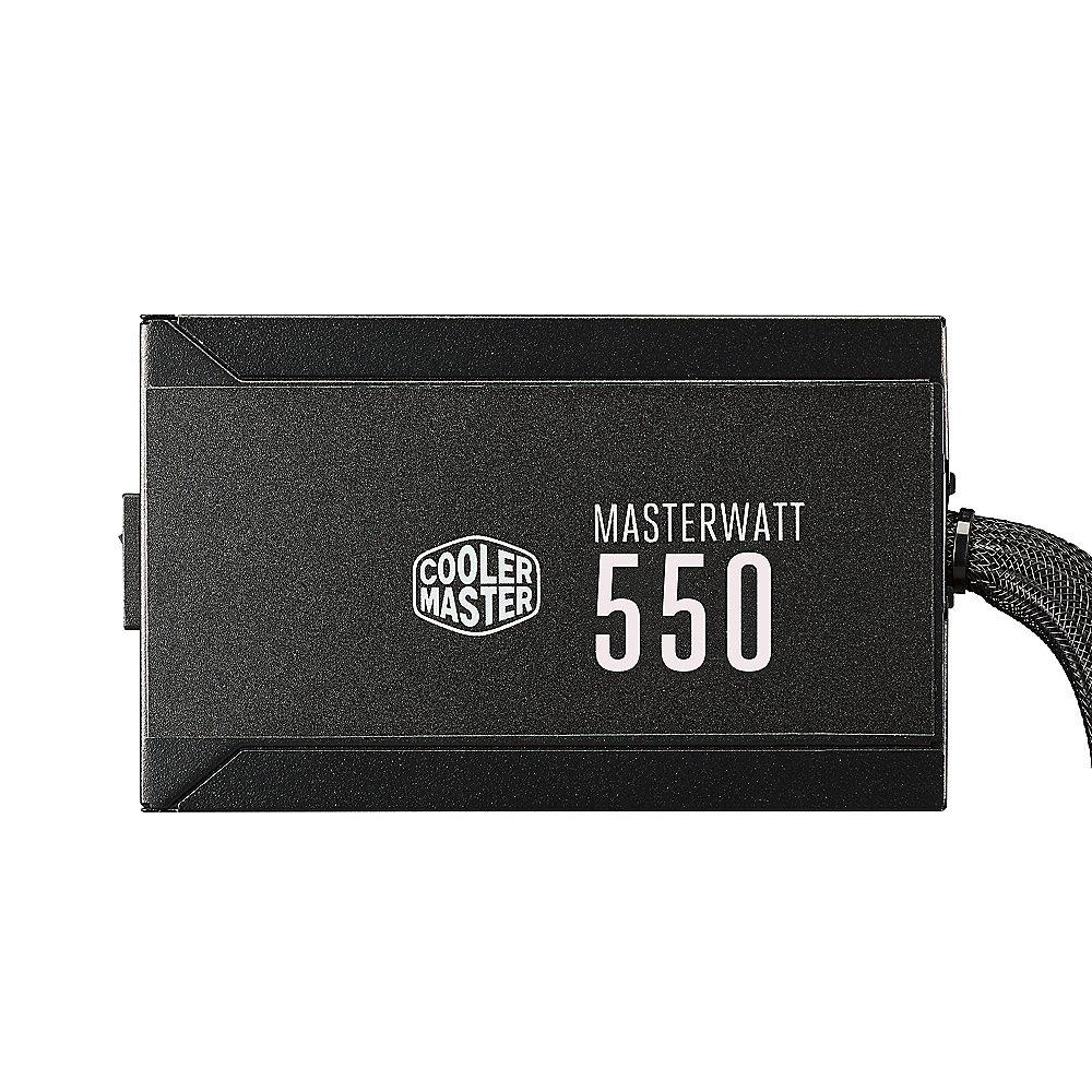 Cooler Master MasterWatt 550 Watt Netzteil 80  Bronze 120mm Lüfter