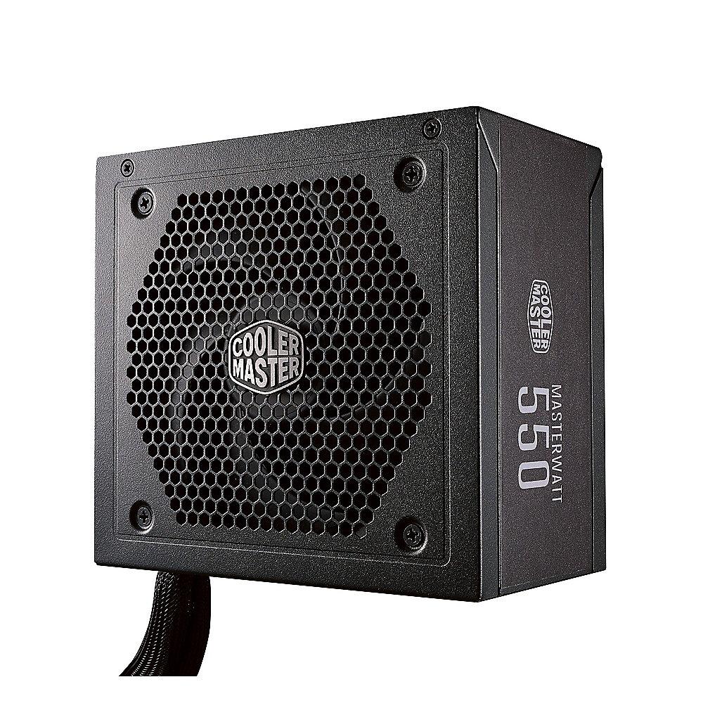 Cooler Master MasterWatt 550 Watt Netzteil 80  Bronze 120mm Lüfter