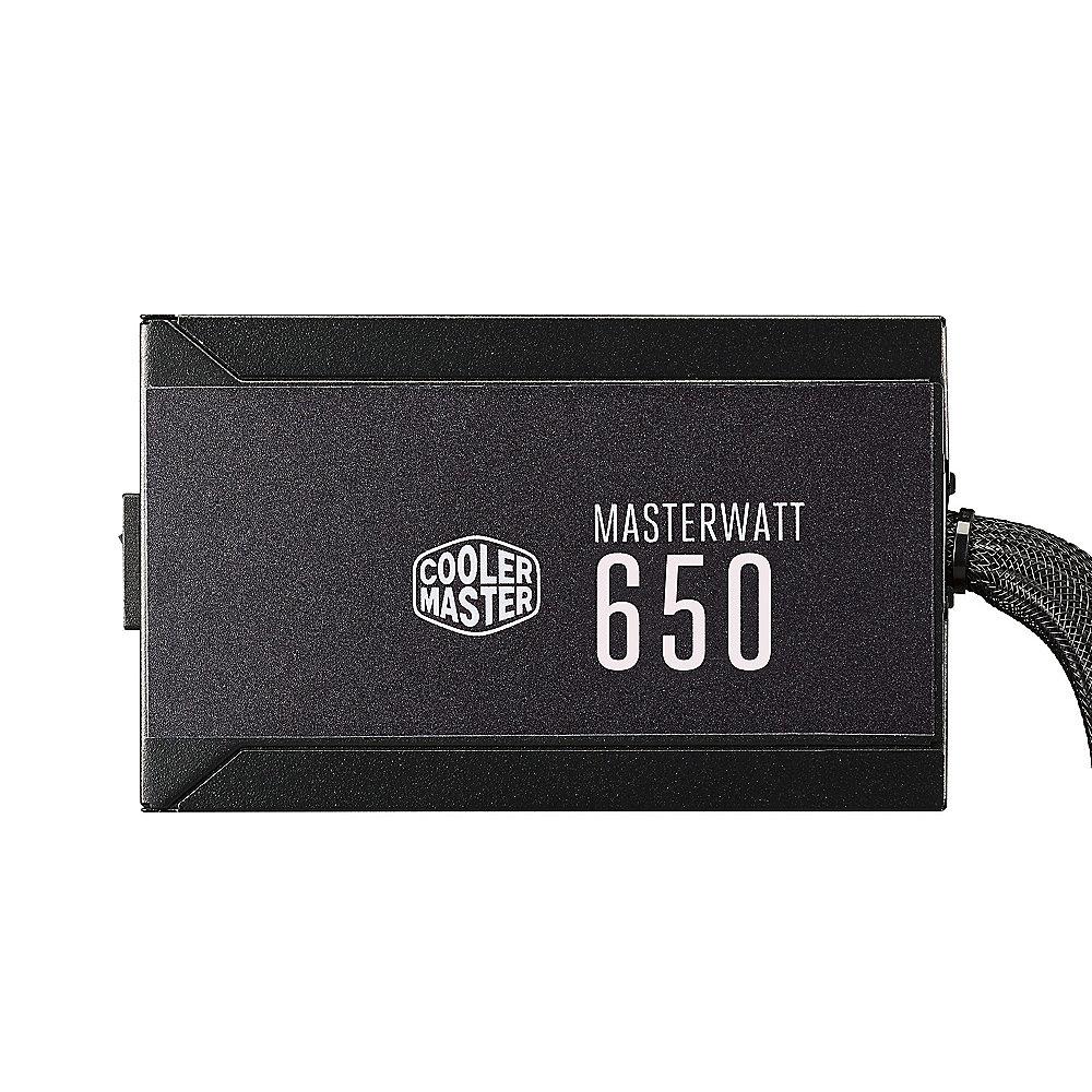 Cooler Master MasterWatt 650 Watt Netzteil 80  Bronze 120mm Lüfter