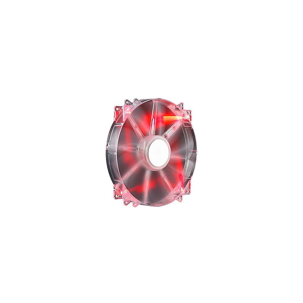 Cooler Master MegaFlow 200 Red LED Gehäuselüfter 200mmx30mm, Cooler, Master, MegaFlow, 200, Red, LED, Gehäuselüfter, 200mmx30mm