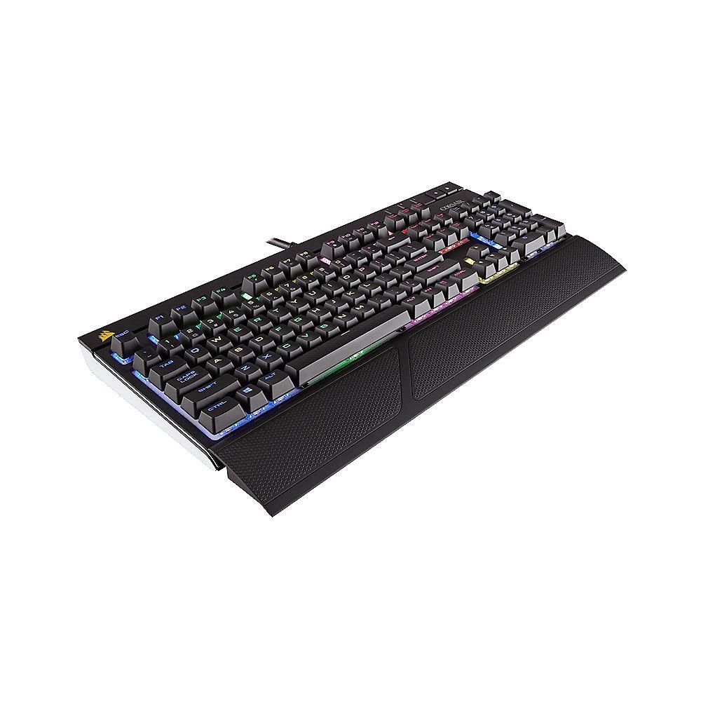 Corsair Gaming STRAFE schwarze Tastatur RGB LED Cherry MX Silent