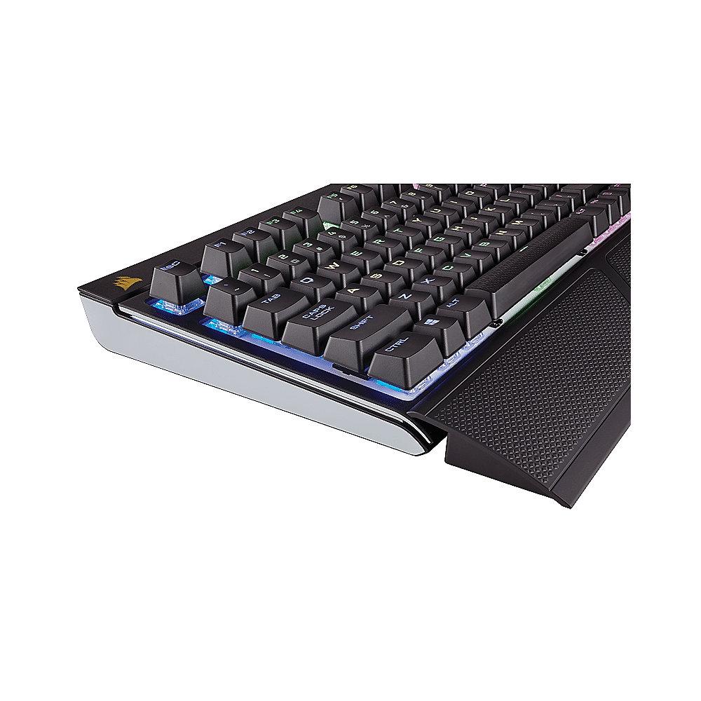 Corsair Gaming STRAFE schwarze Tastatur RGB LED Cherry MX Silent