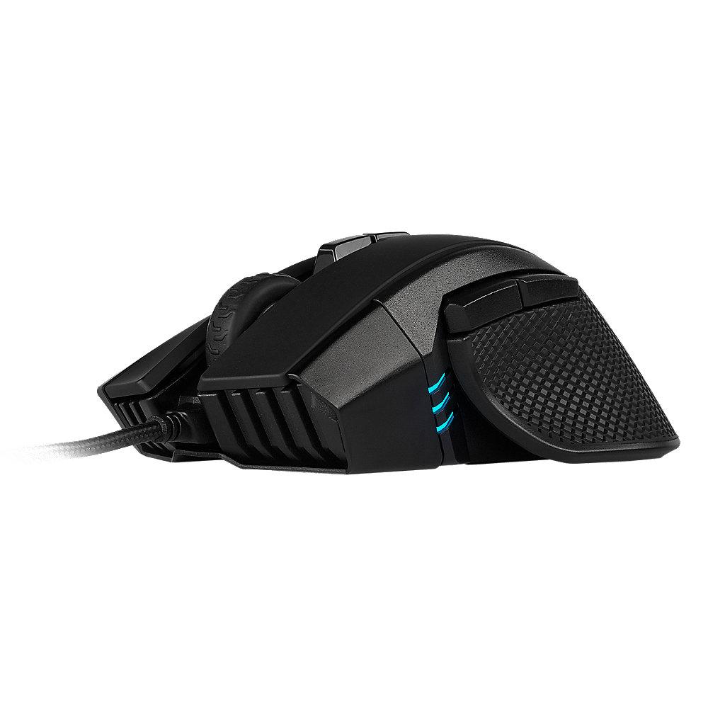 Corsair Ironclaw RGB optische Gaming Maus 18.000 dpi schwarz CH-9307011-EU