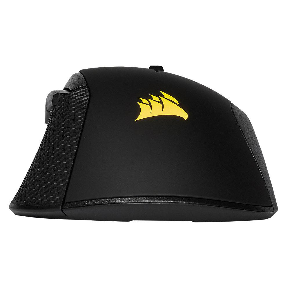 Corsair Ironclaw RGB optische Gaming Maus 18.000 dpi schwarz CH-9307011-EU