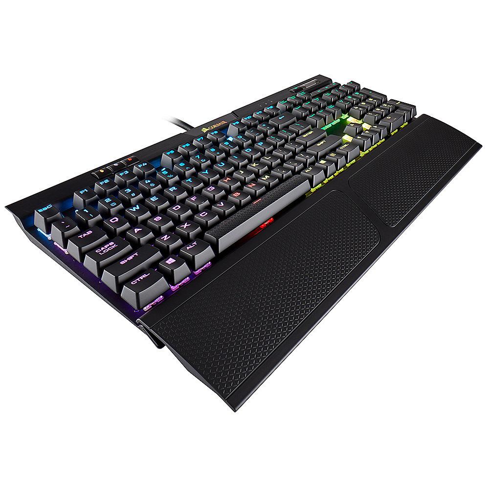 Corsair K70 RGB MK.2 mechanische Gaming Tastatur Cherry MX Brown schwarz