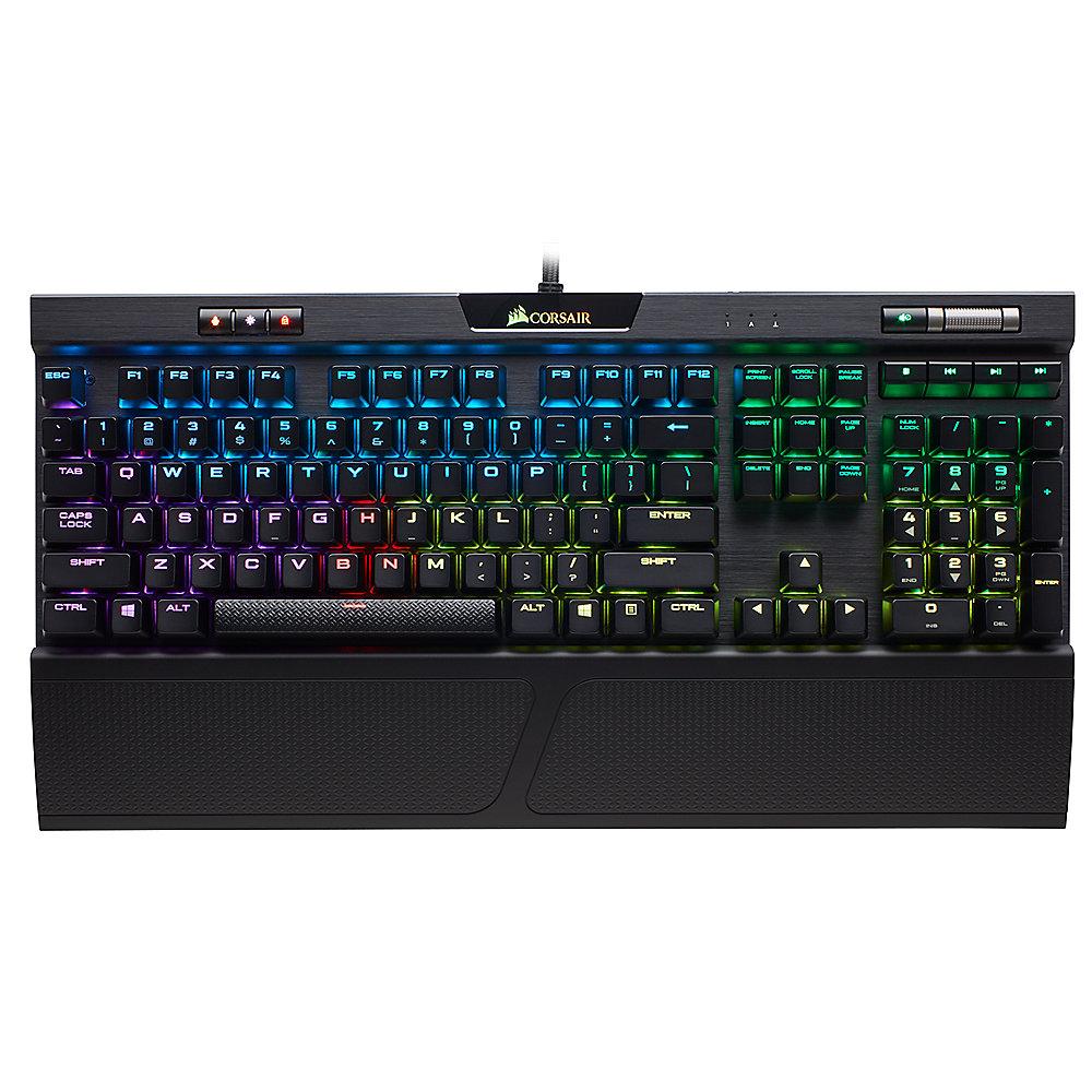 Corsair K70 RGB MK.2 mechanische Gaming Tastatur Cherry MX Brown schwarz