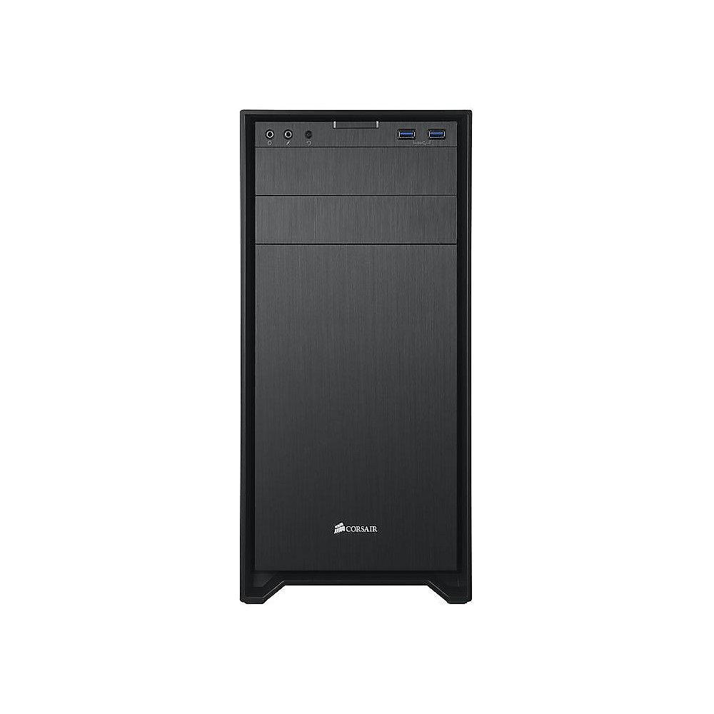 Corsair Obsidian 350D Midi Tower Gehäuse ATX mit Seitenfenster  (ohne Netzteil)