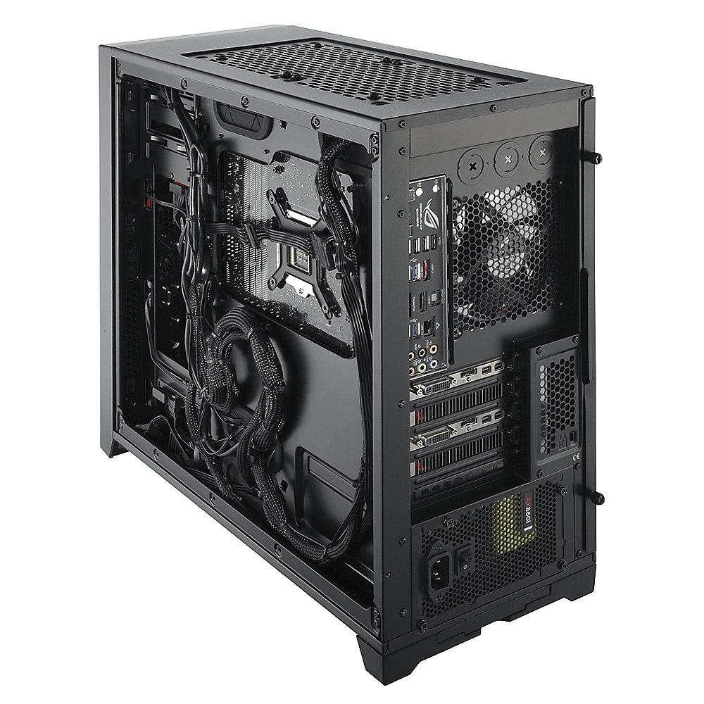 Corsair Obsidian 350D Midi Tower Gehäuse ATX mit Seitenfenster  (ohne Netzteil)