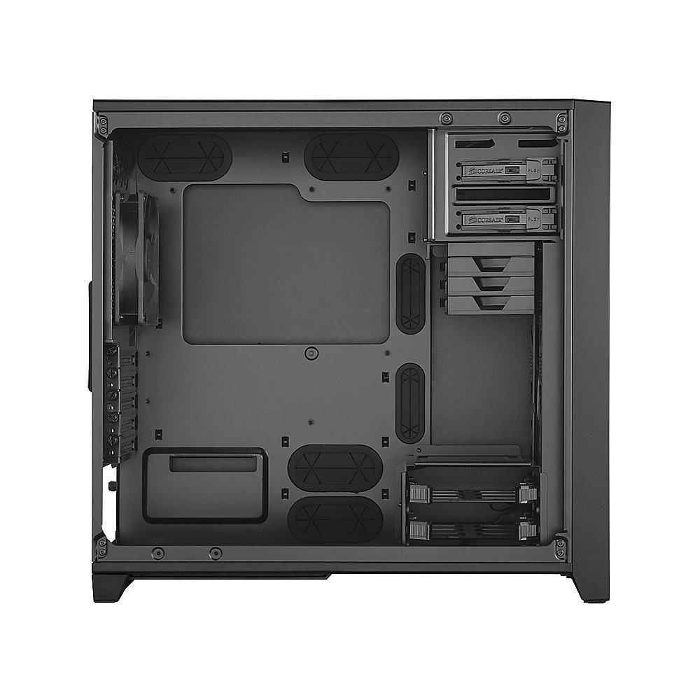 Corsair Obsidian 350D Midi Tower Gehäuse ATX mit Seitenfenster  (ohne Netzteil)