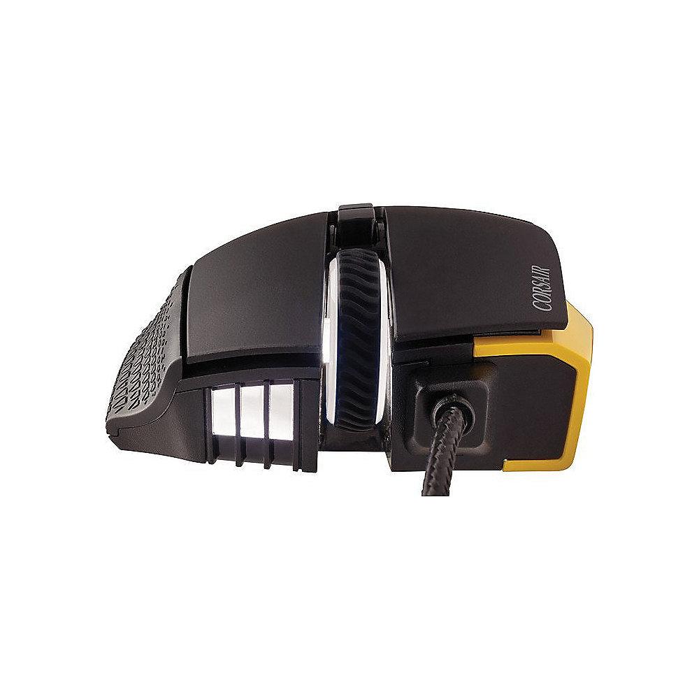 Corsair Optische Gaming Maus Scimitar Pro RGB MOBA/MMO 16.000dpi gelb