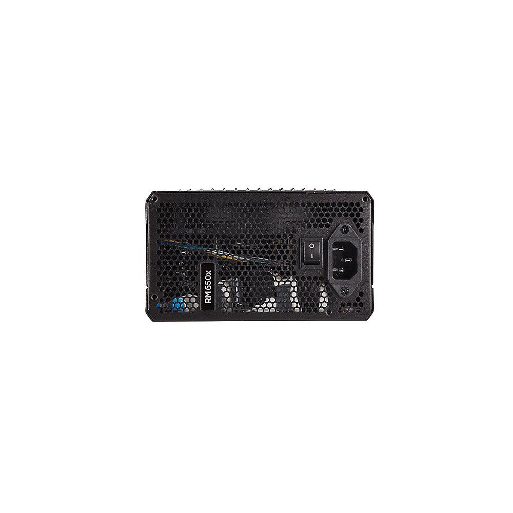Corsair RMx Series RM650x V2 650 Watt Netzteil 80  Gold (modular) 140 mm Lüfter