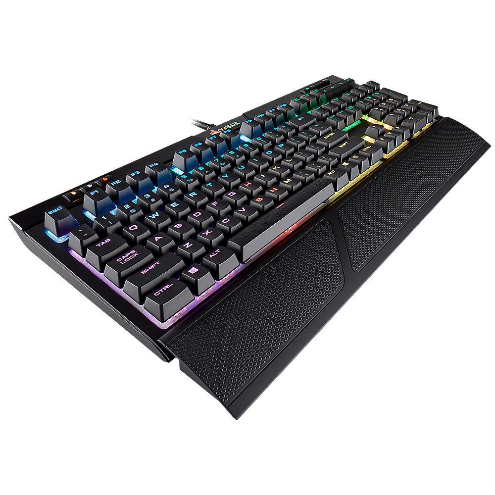 Corsair STRAFE RGB LED MK.2 mechanische Gaming Tastatur Cherry MX Silent schwarz