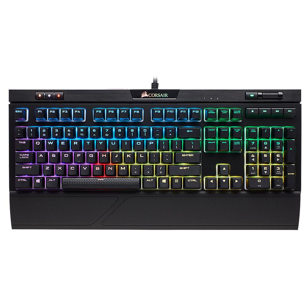 Corsair STRAFE RGB LED MK.2 mechanische Gaming Tastatur Cherry MX Silent schwarz