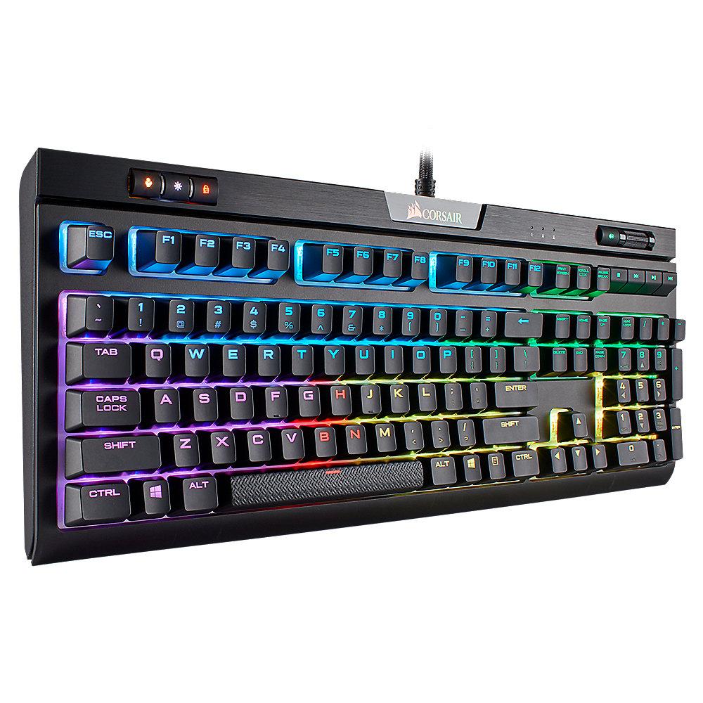 Corsair STRAFE RGB LED MK.2 mechanische Gaming Tastatur Cherry MX Silent schwarz