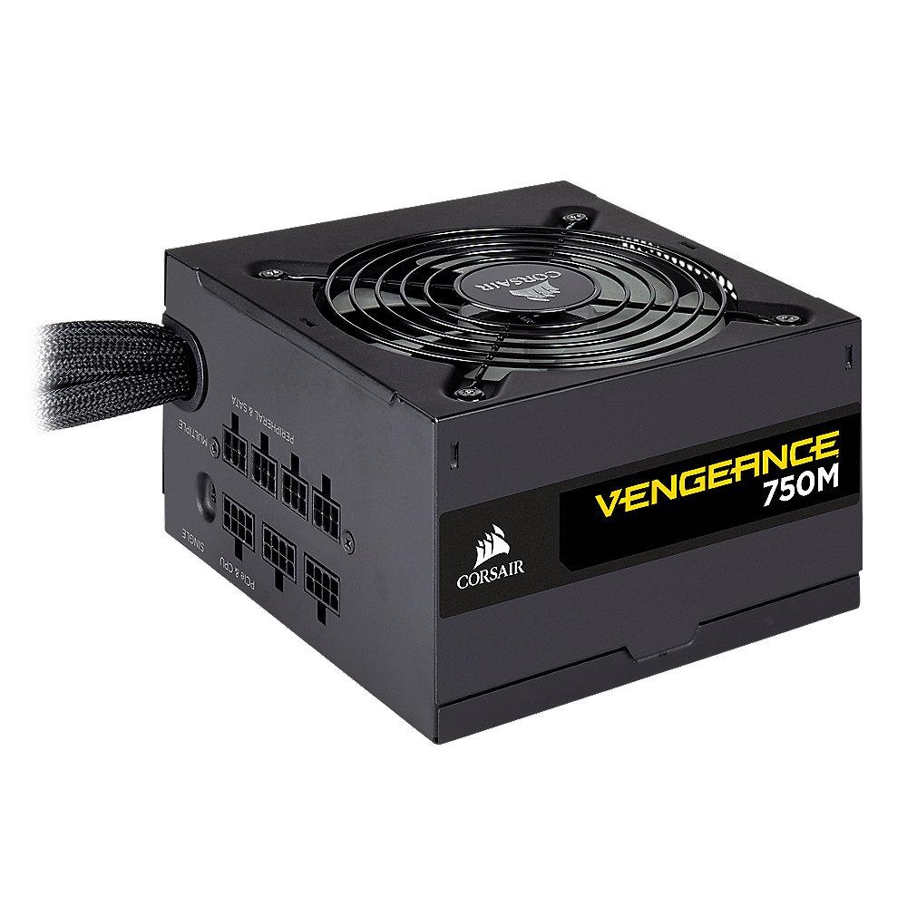 Corsair Vengeance V750M 750 Watt Netzteil 80  Silber teilmodular 120mm Lüfter