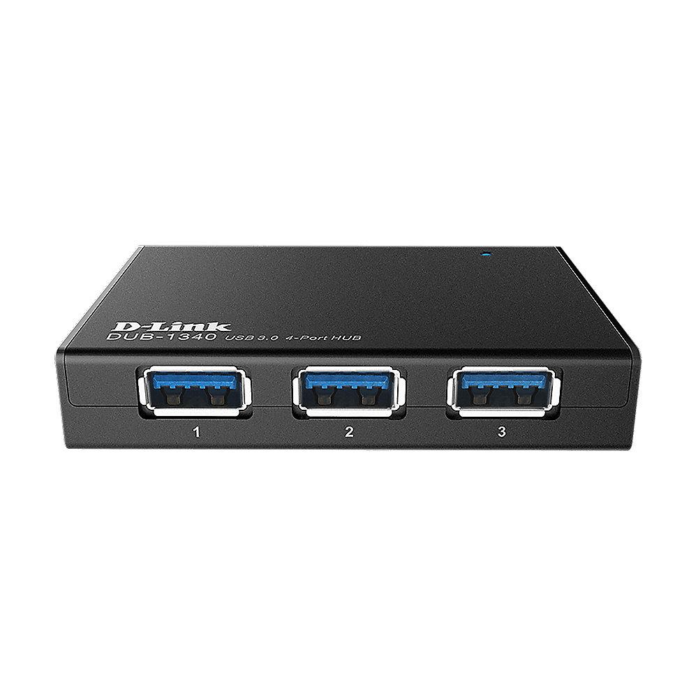 D-Link DUB-1340 4-Port USB Hub USB3.0