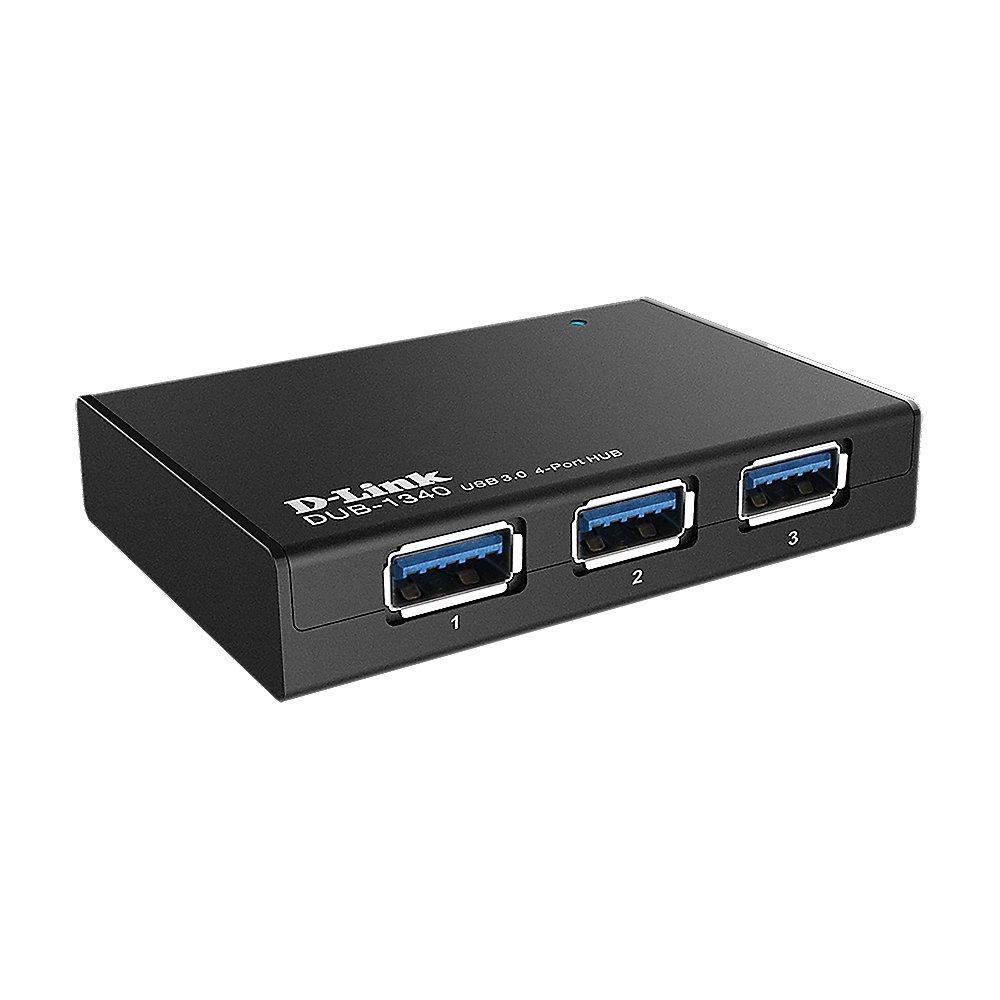 D-Link DUB-1340 4-Port USB Hub USB3.0, D-Link, DUB-1340, 4-Port, USB, Hub, USB3.0