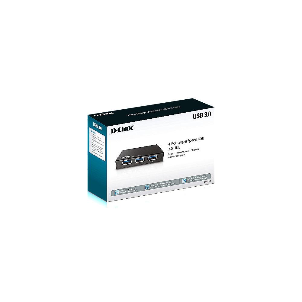 D-Link DUB-1340 4-Port USB Hub USB3.0, D-Link, DUB-1340, 4-Port, USB, Hub, USB3.0