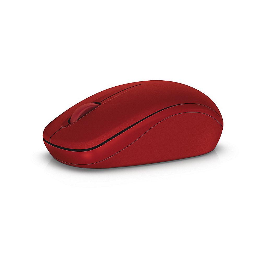 Dell WM126 Wireless Maus mit USB Empfänger rot