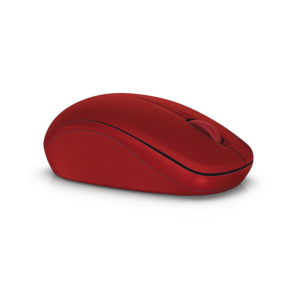 Dell WM126 Wireless Maus mit USB Empfänger rot