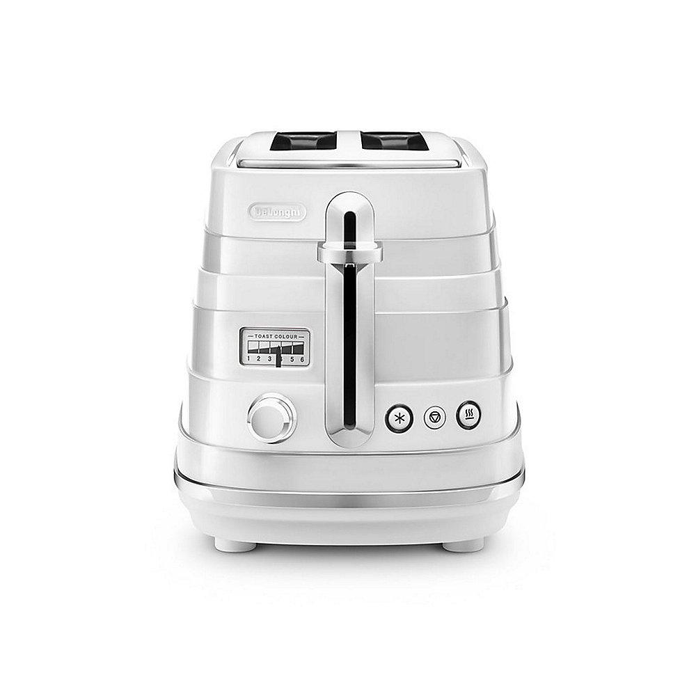 DeLonghi Avvolta CTA 2103.W 2-Schlitz-Toaster weiß, DeLonghi, Avvolta, CTA, 2103.W, 2-Schlitz-Toaster, weiß