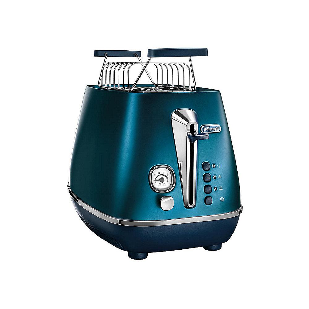 DeLonghi DISTINTA CTI 2103.BL 2-Schlitz-Toaster Blau