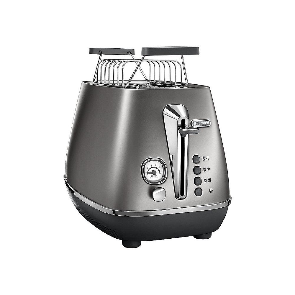 DeLonghi DISTINTA CTI 2103.S 2-Schlitz-Toaster Silber, DeLonghi, DISTINTA, CTI, 2103.S, 2-Schlitz-Toaster, Silber