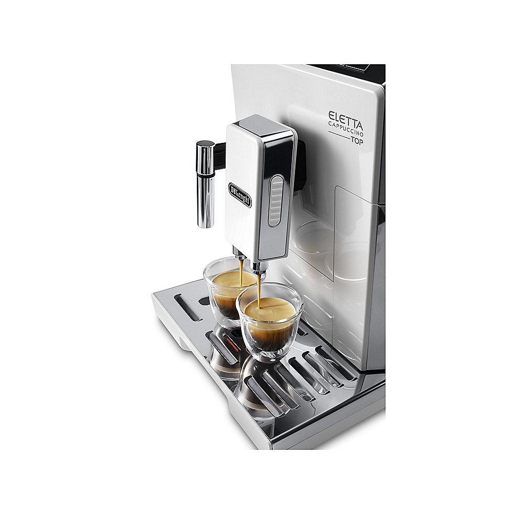 DeLonghi ECAM 45.766.W Eletta Cappuccino Hochglanz-Weiß