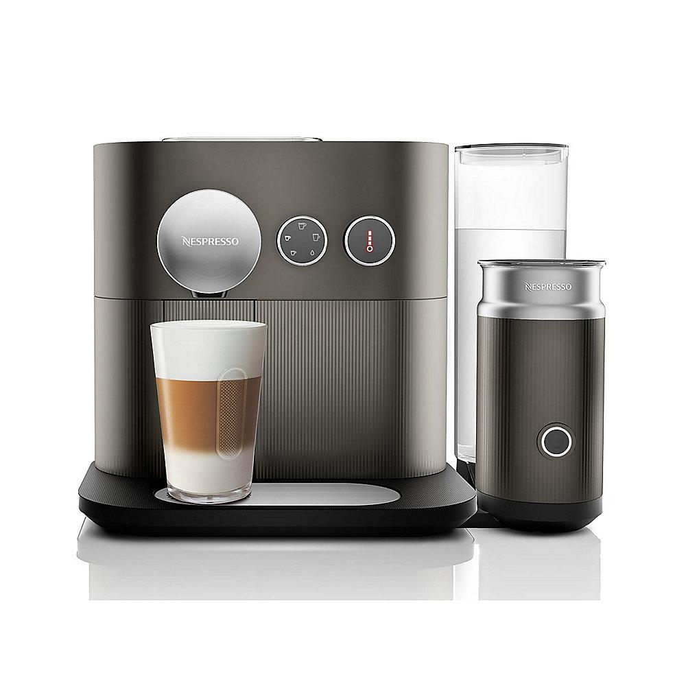 DeLonghi EN 355.GAE Expert & Milk Nespresso-System anthrazit/silber