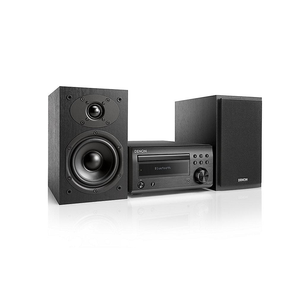 Denon D-M41DAB FM/DAB/CD Receiver, Bluetooth, inkl. Lautsprecher, Schwarz/Schw., Denon, D-M41DAB, FM/DAB/CD, Receiver, Bluetooth, inkl., Lautsprecher, Schwarz/Schw.