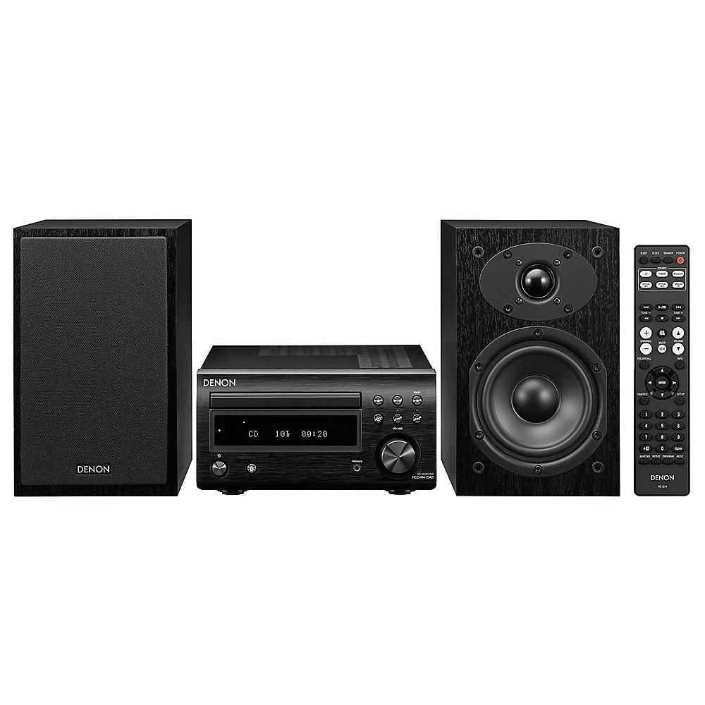 Denon D-M41DAB FM/DAB/CD Receiver, Bluetooth, inkl. Lautsprecher, Schwarz/Schw., Denon, D-M41DAB, FM/DAB/CD, Receiver, Bluetooth, inkl., Lautsprecher, Schwarz/Schw.