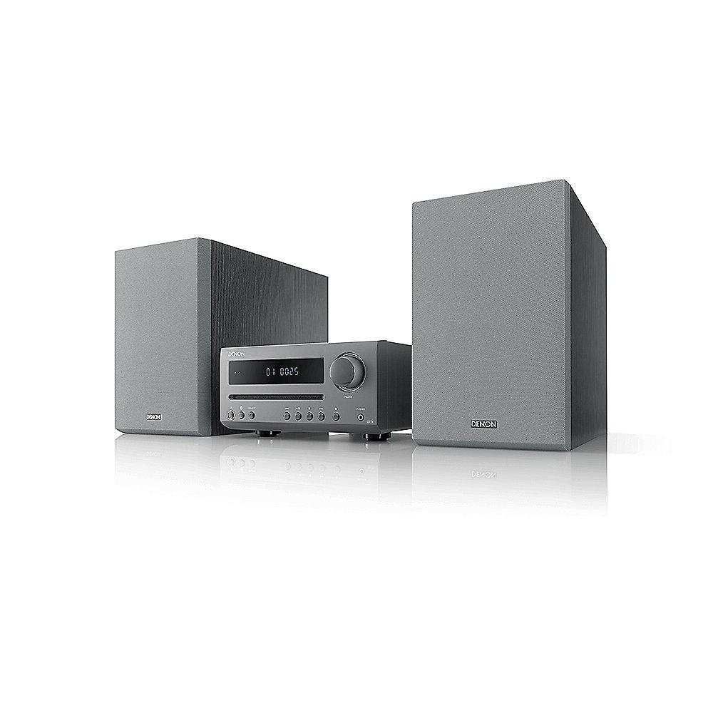 Denon D-T1 FM/CD Receiver, Bluetooth, inkl. Lautsprecher, grau/grau, Denon, D-T1, FM/CD, Receiver, Bluetooth, inkl., Lautsprecher, grau/grau