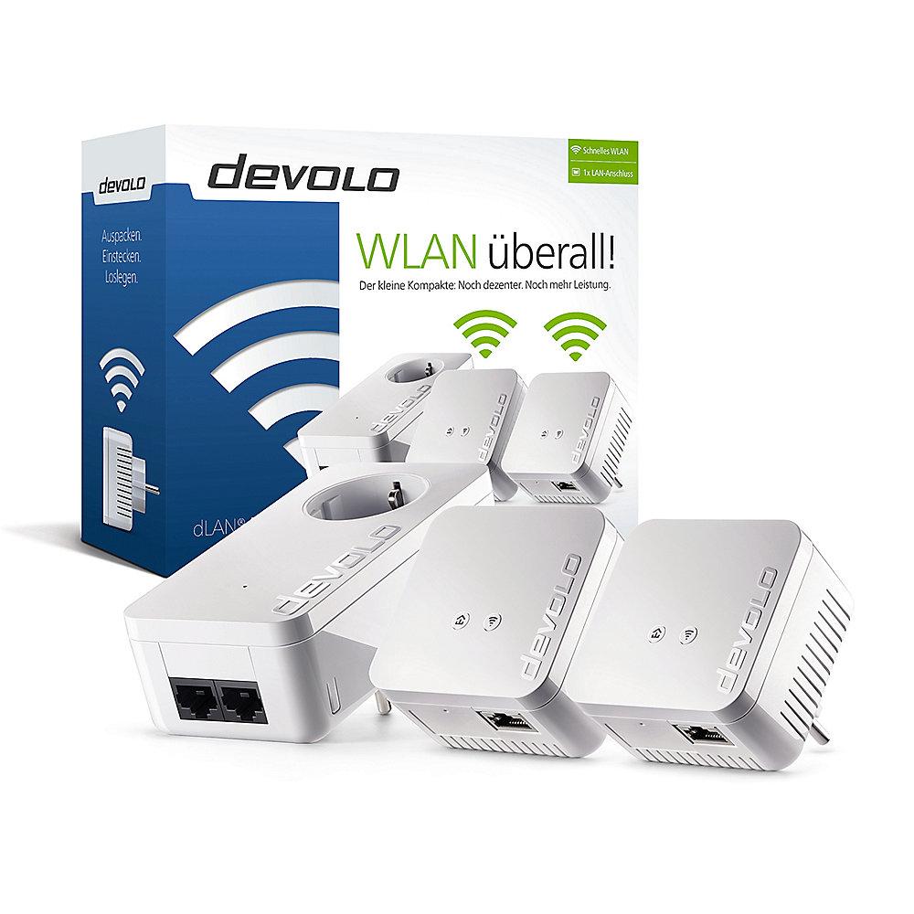devolo dLAN 550 WiFi Network Kit (500Mbit, 3er Kit, Powerline   WLAN, 1xLAN), devolo, dLAN, 550, WiFi, Network, Kit, 500Mbit, 3er, Kit, Powerline, , WLAN, 1xLAN,