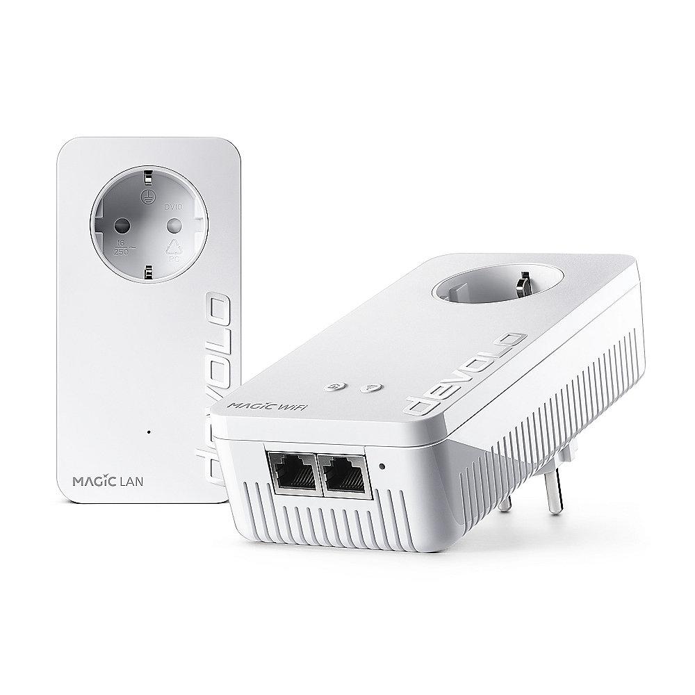 devolo Magic 2 WiFi 2-1-2 Starter Kit (1xWiFi 1xLAN 2400mbps Powerline Adapter)
