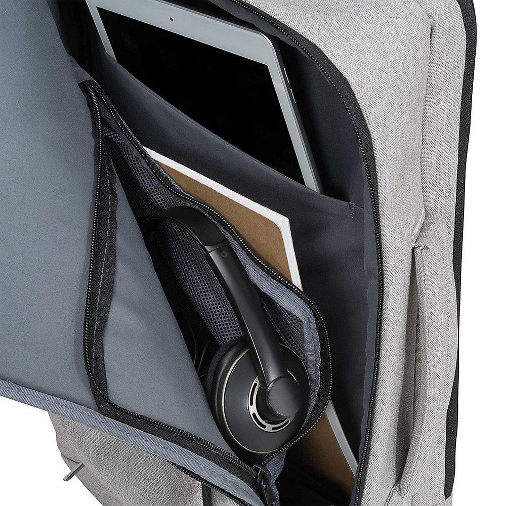 Dicota Backpack Dual EDGE Notebookrucksack 39,62cm (13"-15,6") light grey