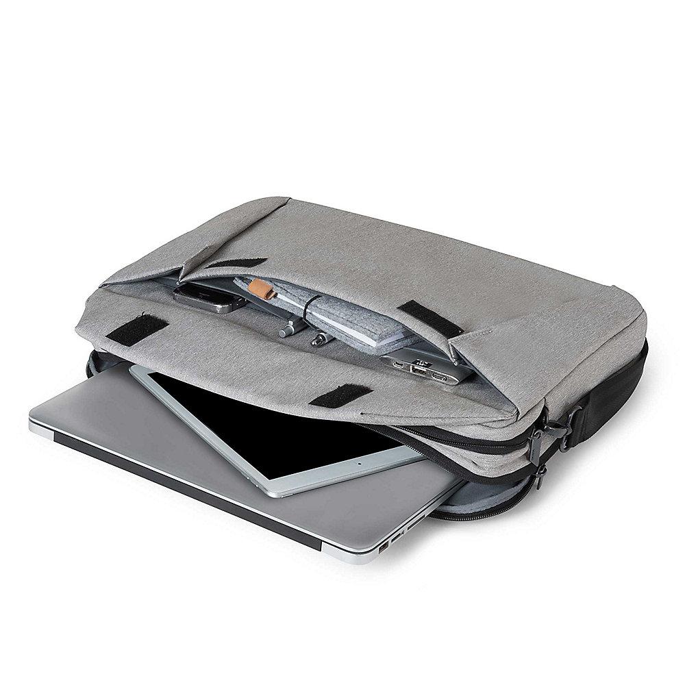 Dicota Slim Case Plus EDGE Notebooktasche 39,6cm (14-15,6") light grey