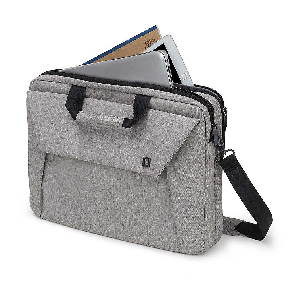 Dicota Slim Case Plus EDGE Notebooktasche 39,6cm (14-15,6") light grey