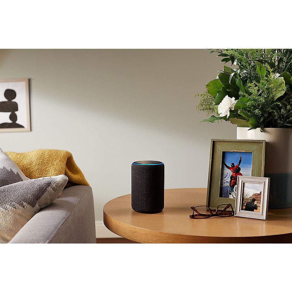 Echo Plus (2. Gen) mit Premiumklang und integriertem Smart Home-Hub - Anthrazit