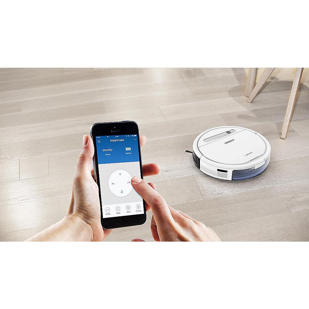 Ecovacs Robotics Deebot OZMO 610 Staubsauger-Roboter weiß