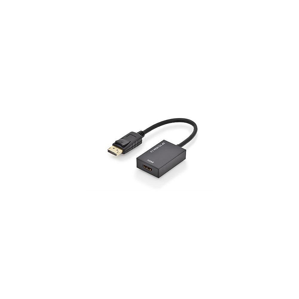 ednet Aktives DisplayPort auf HDMI-Adapterkabel 2m, ednet, Aktives, DisplayPort, HDMI-Adapterkabel, 2m