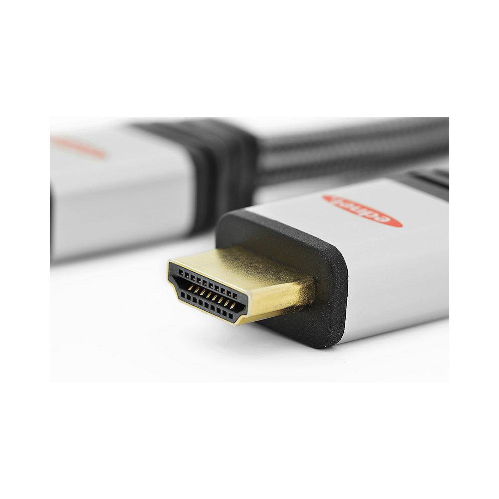 ednet HDMI High Speed Anschlusskabel 15m mit Verstärker schwarz