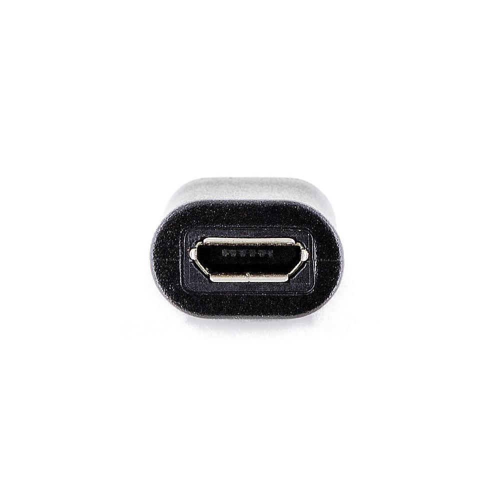 ednet USB 2.0 Adapter C zu micro B St./Bu. beidseitig verwendbar