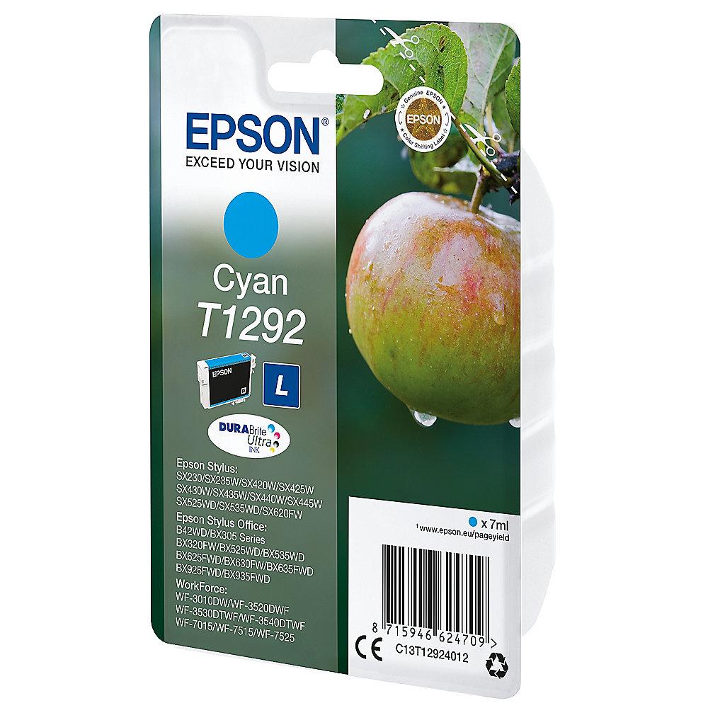 Epson C13T12924012 Druckerpatrone T1292 cyan