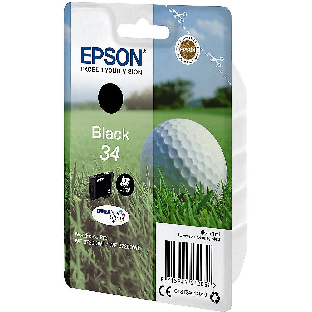 Epson C13T34614010 Druckerpatrone 34 schwarz, Epson, C13T34614010, Druckerpatrone, 34, schwarz