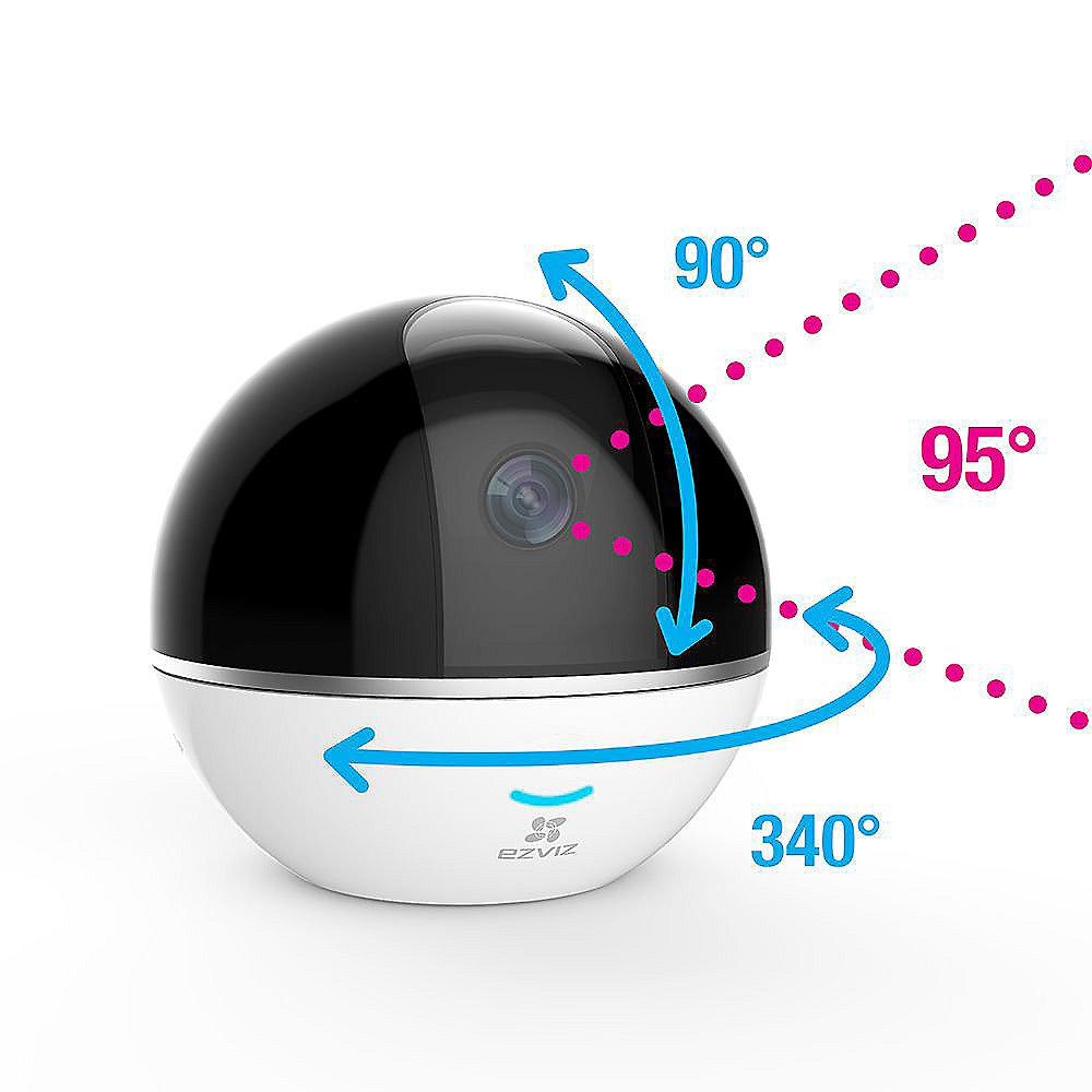 EZVIZ C6T (RF edition) WLAN 1080p Indoor Überwachungskamera   Sensor   Fernbed.