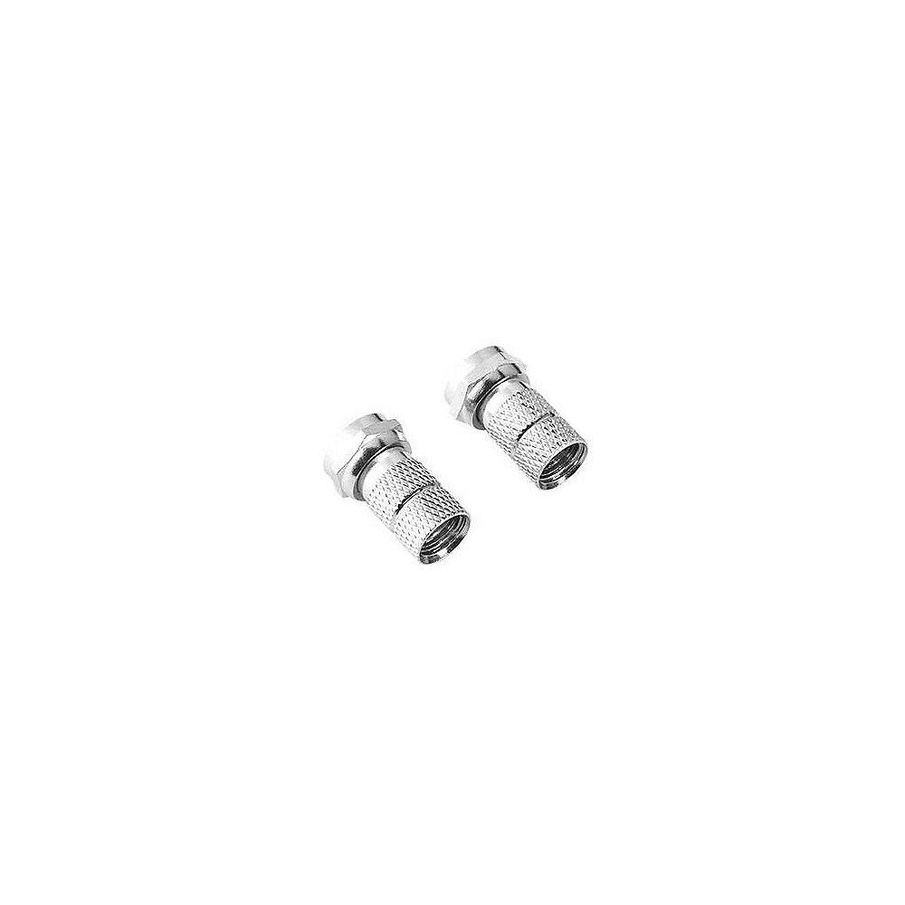 F-Stecker ProfiLine, 6,8 mm, 4 Stück