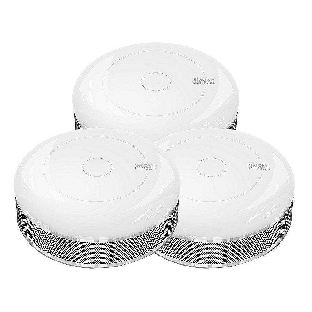 Fibaro 3er Set Rauchmelder - Z-Wave 2015