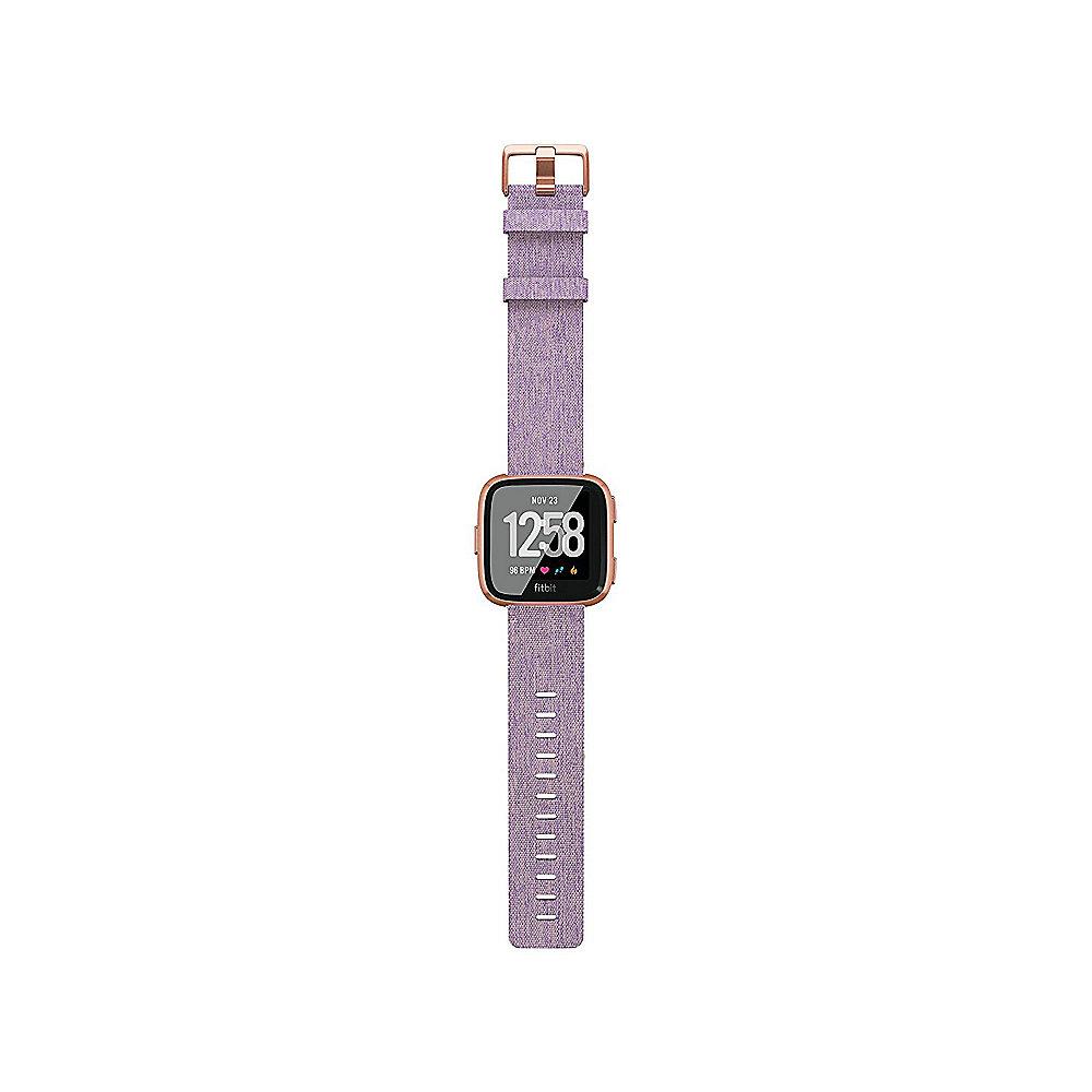 Fitbit Versa Gesundheits- und Fitness-Smartwatch lavendel